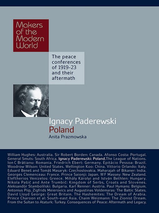 Title details for Ignacy Paderewski by Anita Prazmowska - Available